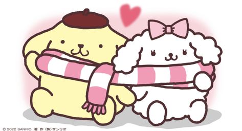 Sanrio Matching, Pompom Purin, Hello Kitty Characters, Orange Soda, Sanrio Wallpaper, Couple Drawings, Matching Profile Pictures, Sanrio Characters, Cutie Patootie