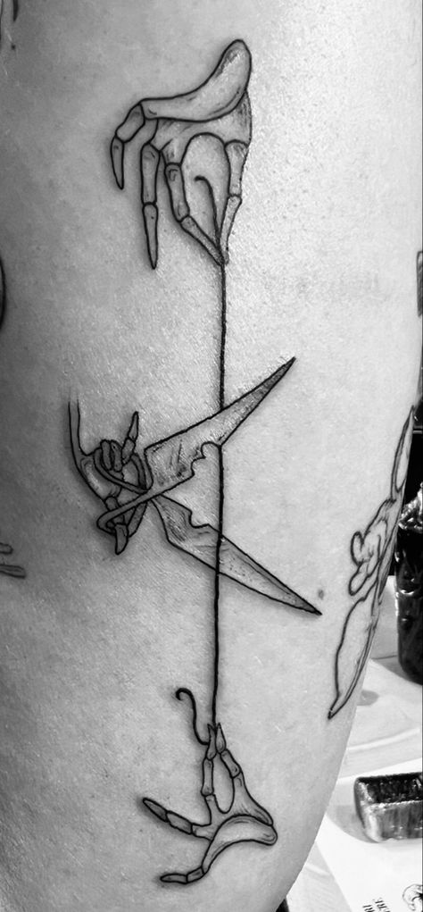 Fates Tattoo, Fate Tattoo, Bookish Tattoos, The Fates, Scar Tattoo, Nature Tattoo, Tasteful Tattoos, Mythology Tattoos, Geniale Tattoos