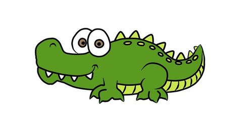 How to Draw Crocodile for Kids | HowtoDrawforKids.com Couple Sketch Drawing, Boy Cartoon Drawing, Easy Realistic Drawings, Crocodile Drawing, Cute Drawings Of People, Easy People Drawings, Crocodile Cartoon, Realistic Cartoons, Cartoon Drawings Of People