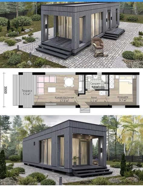 Trailer Homes, Shipping Container Home Designs, Homes Ideas, Container Houses, Container Ideas, Shipping Container House Plans, Tiny House Layout, Container Buildings, Building A Container Home