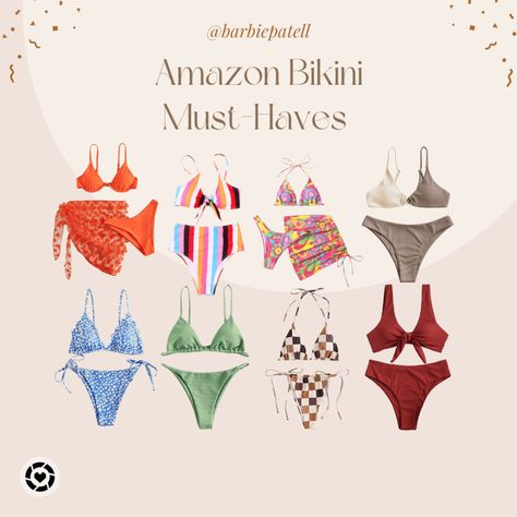 Looking for more bikinis to add to your HUGE collection already? Get these extremely affordable and trendy bikinis from Amazon! Follow my shop @barbiepatel on the @shop.LTK app to shop this post and get my exclusive app-only content! #liketkit #LTKswim #LTKSeasonal #LTKunder50 @shop.ltk https://liketk.it/3IW74 Amazon Bikinis, Trendy Bikinis, Beach Vacations, Womens Swimwear, Beach Vacation, Must Haves, Beach Holiday