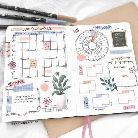 priyanka - bullet journalist 🧸 (@priyanka.bujo) posted on Instagram: “September monthly overview! I included a calendar, goals, stacked mood/productivity tracker, and habit trackers. I don’t think I’ll need a…” • Sep 6, 2021 at 3:20pm UTC Journaling Planner, Bullet Journal Ideas Templates, Calendar Journal, Bullet Journal Paper, Bullet Journal Mood, Bullet Journal Aesthetic, Bullet Journal Diy, Bullet Journal Notebook, Bullet Journal Design Ideas