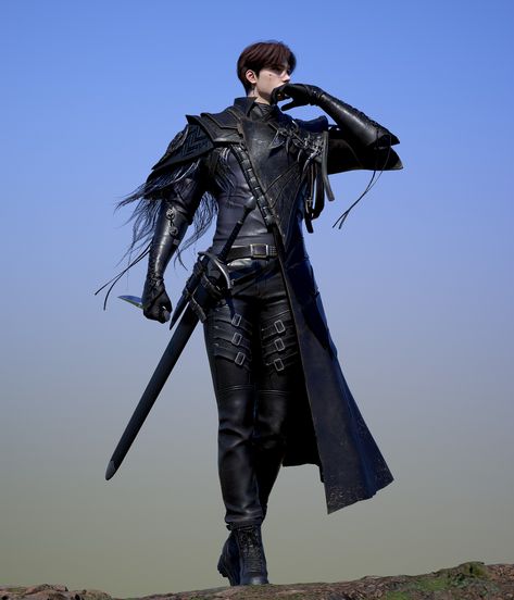 ArtStation - Swordsman Fantasy Fashion Male, Male Fantasy Clothing, Medieval Fantasy Clothing, Knight Outfit, King Outfit, Warrior Outfit, 다크 판타지, Royal Outfits, Fantasy Male