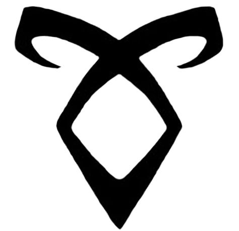 These angelic runes have served as inspiration for the runes in The Mortal Instruments, a series of fantasy novels that have also been adapted into... Rune Tattoo Meaning, Angelic Rune Tattoo, Mortal Instruments Tattoo, Angelic Rune, Mortal Instruments Runes, Angelic Power Rune, Rune Tattoo, Fantasy Tattoos, Tattoo Meaning