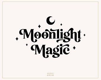 Astronomy Logo, Logo Lune, Magic Logo, Mystic Logo, Logo Hand Drawn, Logo Star, Business Fonts, Examples Of Logos, Film Logo