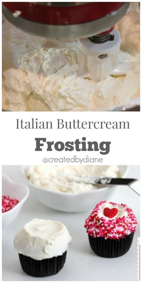 Italian Frosting, Italian Buttercream Frosting, Italian Butter, Italian Buttercream, Icing Recipes, Homemade Frosting, Frosting Tips, Buttercream Frosting Recipe, Icing Frosting