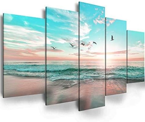 High Definition Giclee modern canvas printing artwork, picture photos printed on high quality canvas. Vivid color create the feel of the original nature and masterpiece, bring a immersive experience to you. Picture Wall Decor, Sea Artwork, Ocean Artwork, Beach Canvas Wall Art, Seascape Canvas, Seascape Wall Art, Sea Landscape, Beach Canvas, Sea Painting