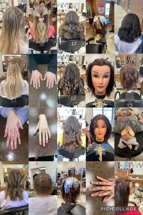 Cosmetology School Makeup, Cosmotology Pictures Aesthetic, Cosmetology School Aesthetic, Cosmetologist Aesthetic, Hairstylist Career, Beauty School Cosmetology, Cosmo School, 2024 Era, Beauty Job