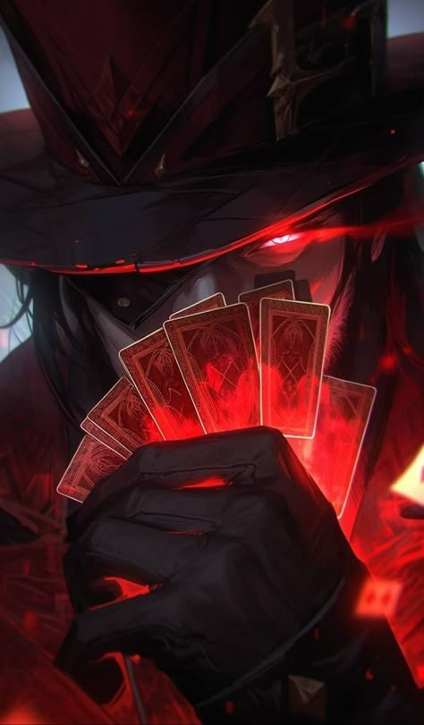 Twisted Fate, League Of Legends Art, Red Icons, Normal Wallpaper, Dungeons And Dragons Art, 2160x3840 Wallpaper, Gamers Anime, Cyberpunk Character, D&d Dungeons And Dragons