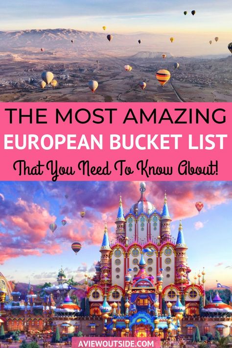 European Bucket List, List Inspiration, Europe Bucket List, Travel Journey, Hidden Places, Unique Travel, Countries To Visit, Badass Style, Travel Blogging