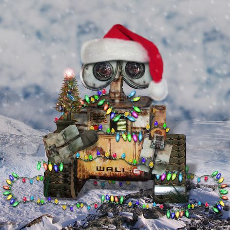 Wall E Costume, Walle Y Eva, Christmas Robot, Wall E Eve, Disney Christmas Ornaments, Cute Disney Drawings, Disney Wall, Disney Phone Wallpaper, Disney Ornaments