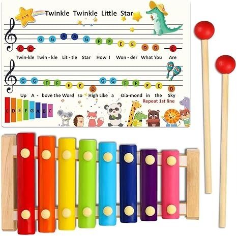 Amazon.com: DIFFYBOX Xylophone for Kids and Toddlers Musical Instruments Colorful Wooden Xylophone Great Holiday Birthday Gift for Children : Toys & Games Toddler Instruments, Kids Xylophone, Kids Musical Instruments, Creative Learning, Amazon Store, Twinkle Twinkle Little Star, Learning Tools, Artistic Expression, Holiday Birthday