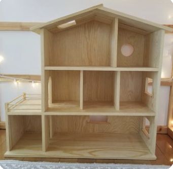 Dollhouse Woodworking Plans, Waldorf Montessori, Diy Barbie House, Modern Dollhouse Furniture, American Girl Doll House, Girls Dollhouse, Doll House Plans, Barbie Doll House, Modern Dollhouse