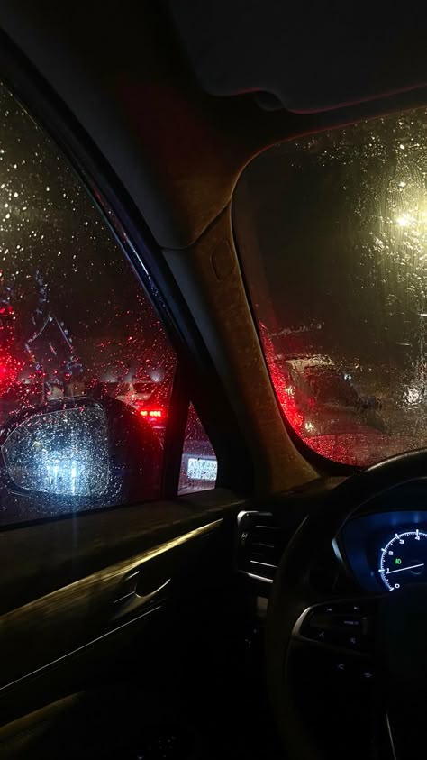 Night Car Snap Pic Rain, Night Rain Car Snap Story, Aesthetic Inside Car Pics, Inside Car Pictures Night, Car Inside Pic Night, Driving Car While Raining Night, As Told By Ginger, Riverdale Aesthetic, Inside Car