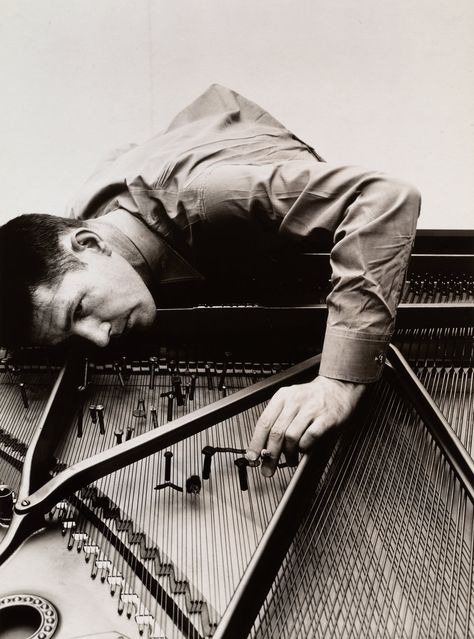 John Cage (A) , New York, 1946 Gelatin silver print © Condé Nast Steve Reich, Merce Cunningham, Art Of Noise, John Milton, Irving Penn, John Cage, Music Images, Miles Davis, Great Photographers