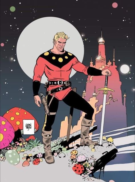 Goran Parlov, Flash Gordon Comic, Doc Shaner, Gaming Illustration, Rey And Finn, Sci Fi Character Design, Comic Frame, Fantasy Cartoon, Josie And The Pussycats