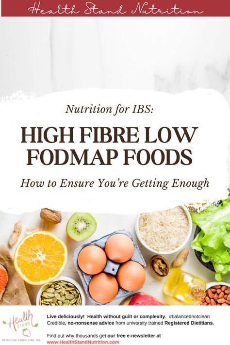 Often, many of those with IBS on the FODMAP diet struggle to get enough fibre. In this blog post by Dietitian Courtney Skanderup, learn the importance of fibre for IBS, how to ensure your fibre intake is adequate, get examples of high fibre low fodmap foods, and more. #fodmapdiet #ibs #ibsnutrition #ibsfibre #ibsdiet #fodmapfoods #ibsfoods #fodmapsnacks #fodmapfibre High Fiber Low Fodmap Foods, Foods For Ibs, Best Fiber Foods, Constipation Diet, Low Fodmap Foods, Fodmap Meal Plan, Fodmap Food, High Fodmap Foods, Inflammation Recipes