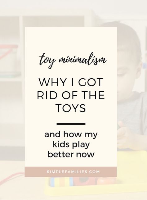 Toy Minimalism, Minimalist Parenting, Minimalist Kids, Fun Craft Ideas, Playroom Organization, Minimalist Life, Simplifying Life, Live Simply, Fun Craft