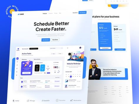 Saas Website Design, Website Landing Page Design, Saas Landing Page, Saas Website, Uiux Design, Website Landing Page, Website Making, Cool Colors, Website Redesign