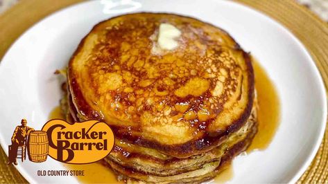 Cracker Barrel Pecan Pancakes, Cracker Barrel Blueberry Pancakes, Pancake Recipe Cracker Barrell, Cracker Barrel Copycat Pancakes, Pancake Recipe Cracker Barrel, Cracker Barrel Buttermilk Pancakes, Crackle Barrel Pancakes Recipe, Pecan Pancakes Cracker Barrel, Cracker Barrel Pancakes Copycat