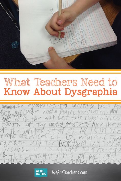 What Teachers Need to Know About Dysgraphia Dysgraphia Activities, Messy Handwriting, Inclusive Classroom, Dysgraphia, Student Growth, Learning Support, Reading Intervention, Learning Styles, Learning Disabilities