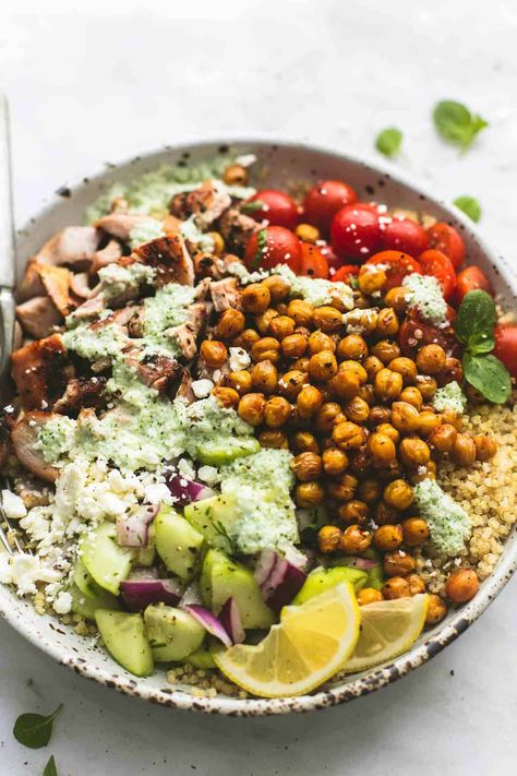 Chicken Power Bowl Recipe, Chicken Power Bowls, Power Bowl Recipe, Healthy Bowls Recipes, Power Bowl, Power Bowls, Healthy Bowls, Greek Chicken, Bowl Recipe