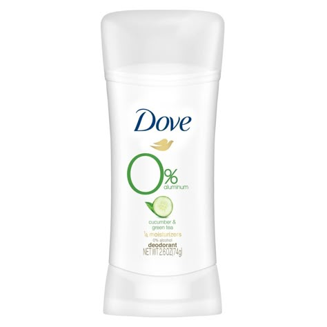 Dove 0% Aluminum Cucumber & Green Tea Deodorant Dove Antiperspirant, Cucumber Green Tea, Dove Deodorant, Diy Dry Shampoo, Dove Beauty, Deodorant For Women, Aluminum Free Deodorant, Antiperspirant Deodorant, Smoother Skin