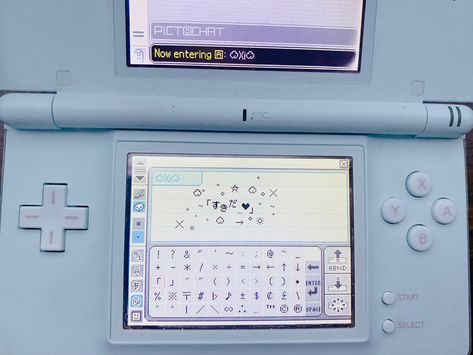 Blue Nintendo Aesthetic, Pictochat Aesthetic Blue, Pictochat Blue, Blue Pictochat, Gaming Blue Aesthetic, Blue Gamer Aesthetic, Ds Pictochat, Blue Cutecore, Blue Kidcore