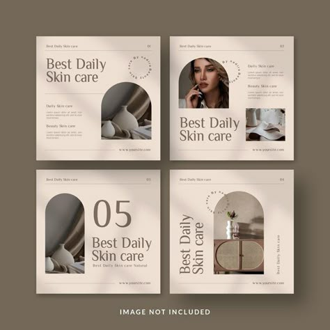 Florist Creative Ads, Skin Care Instagram Post Design, Skin Care Ig Post, Instagram Sale Post, Skin Care Poster Design, Airbnb Social Media, Wellness Social Media, Pink Social Media, Social Media Templates Design