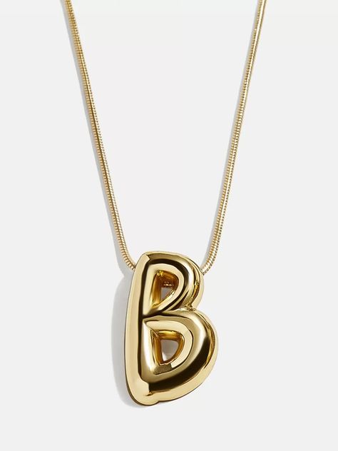 Bubble Font, Bday List, Bday Wishlist, Bubble Letter, Art Elements, Initial Necklace Gold, Jewelry Accessories Ideas, Shoulder Backpack, Girly Accessories