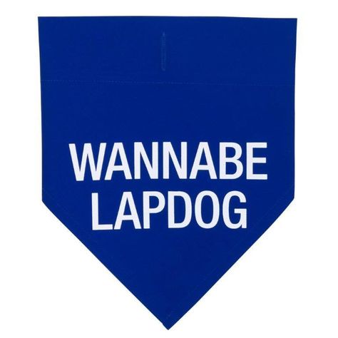 WANNABE LAP DOG -LARGE BANDANA Dog Bandana Diy, Pet Clothes Patterns, Bandanas Diy, Dog Marketing, Spoiled Pets, Dog Bandanna, Dog Projects, Lap Dogs, Dog Bandanas