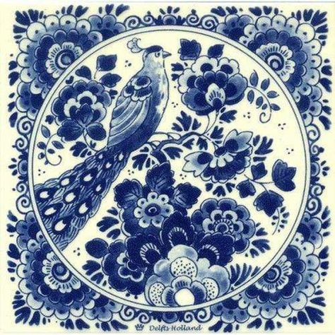 Dutch Tiles, Delft Tiles, Blue White Decor, Flower Tile, Blue Fruits, Blue Cups, Blue Tile, China Blue, Delft Blue