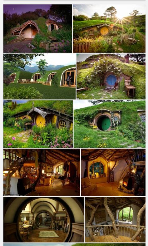 Hobbit Houses Diy, Hobbit House Plans, Casa Do Hobbit, Cob House Plans, Underground Home, Dream Home Ideas, Hobbit Door, Casa Hobbit, Earthship Home