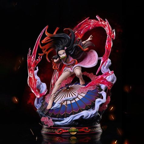 Demon Slayer Figures, Figure Anime, Resin Statue, Nezuko Kamado, Anime Figurines, Anime Merch, Anime Merchandise, Anime Dolls, Demon Slayer Kimetsu No Yaiba