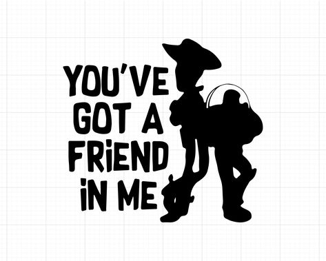 You Got A Friend In Me, Toy Story Shirt Ideas, Toy Story Svg, Cricut Patterns, Disney Cricut, Iron On Cricut, Disney 2023, Disney Decals, Toy Story Woody