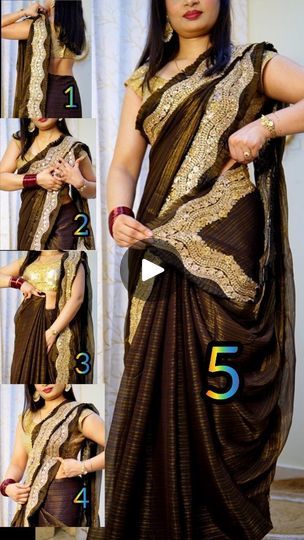 Draping Styles, Saree Drape, Saree Draping Styles, Saree Draping, Drape Saree, Short Girls, Audio, Saree, Beauty