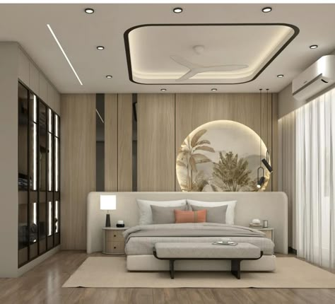 Ceiling Pop Designs Master Bedrooms, False Ceiling Bedroom Aesthetic, Bedroom False Ceiling Design Master, Latest Ceiling Design For Bedroom, False Ceiling Bedroom Luxury, Luxury Bedroom False Ceiling Design, Celling Design Bedroom Modern, Elegant False Ceiling, Deco Wardrobe