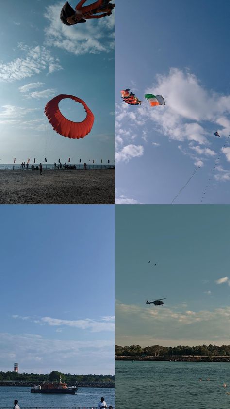 #beachcollage #kites #sky #water #boat Instagram Sky Story, Sky Story, Story Collage, Water Boat, Kites, Instagram Story Ideas, Instagram Aesthetic, Story Ideas, Instagram Story