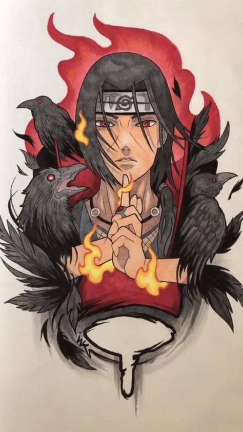 Photo Naruto, Naruto Shippudden, Naruto Tattoo, Itachi Uchiha Art, Naruto Sketch, Naruto Drawings, Butterfly Tattoos, Naruto Fan Art, Naruto Shippuden Sasuke