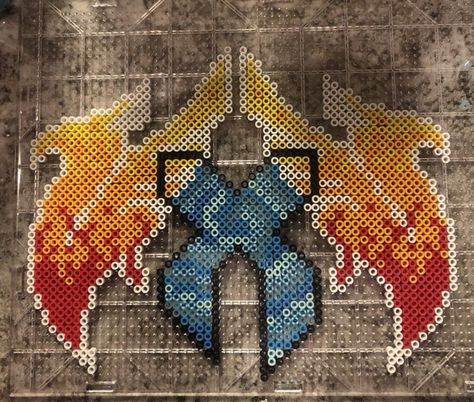 Illenium Perler, Excision Perler, Bead Templates, Rave Kandi, Pearl Beads Pattern, Kandi Ideas, Perler Ideas, Beads Pattern, Perler Art