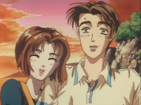 Takumi And Natsuki, Anime Mural, Initial D Anime, Jdm 90s, Discord Header, Takumi Fujiwara, Mf Ghost, Manga Shelf, Manga Photos