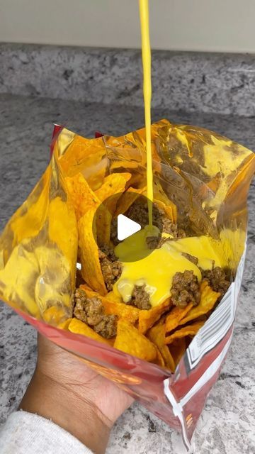 Phal Mariah on Instagram: "Chips w/ cheese 🌮 #walkingtaco #tacos #taco #foodie #foodreels #reel #discover #doritos #nachos #nachocheese" Dorito Nachos Ground Beef, Dorito Nachos, Doritos Nachos, Walking Tacos, Nacho Cheese, December 23, Nachos, Cheddar, Tacos