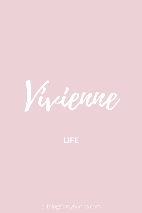 Vivienne Name Aesthetic, Vivienne Name Meaning, Vivienne Wallpaper, Vivienne Name, Nina Name, Twin Girl Names, Twin Baby Names, Names With Nicknames, Old Fashioned Baby Names