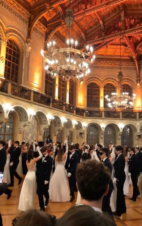 Old Ballroom Aesthetic, Rich People Party, Ballroom Dance Aesthetic, Old Ballroom, Vienna Ball, My Dark Romeo, Saint Ambrose, Ballroom Aesthetic, Deb Ball