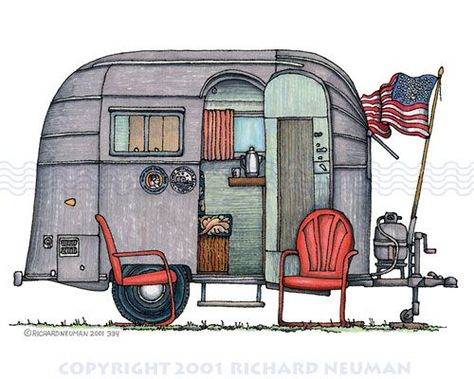 clip art airstream | Airstream Art Google Image Result for http://4.bp.blogspot.com ... Airstream Bambi, Camper Art, Vintage Airstream, Vintage Caravans, Covered Wagon, Vintage Travel Trailers, Trailer Remodel, Vintage Trailer, Vintage Trailers