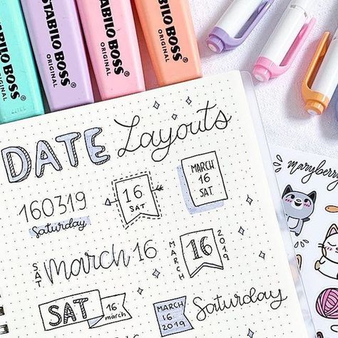 Nicole Grace on Instagram: "New date headers / layouts that you can use in your bullet journal or study notes 💐 comment your favorite emoji down below 💕 . . If you want to support me you can sign up on skillshare with my link 💐 if you do you get 2 free months of skillshare ❄️link in my bio❤️ . Fc: 170k💐 . . . . . #studygram #studyblr #studyingcommunity #studyinspo #studyinspiration #studyspo #bulletjournallove #studyblog #studymotivation #studygrind #bujo #inspiration #bulletjournalideas #bulletjournalss #bujoideas #bujoinspiration #bujoweeklyspread #stationery #bulletjournalcommunity #planwithme #cutenotes #notetaking #student #bulletjournaljunkies #planneraddict #cutestationery #stationerylove #stationeryaddict #bulletjournaling #bulletjournal" Bullet Journal Date Headers, Journal Date Headers, Important Dates Bullet Journal, Date Headers, Bullet Journal Headers, Bujo Weekly Spread, Bullet Journal Diy, Bullet Journal Aesthetic, Bujo Inspiration