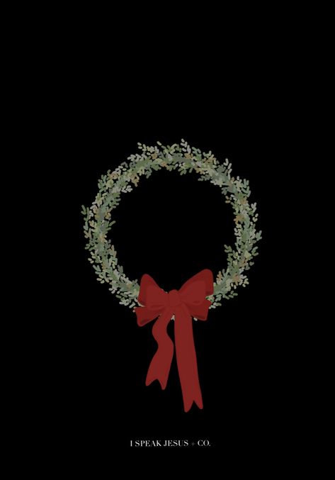 Aesthetic Christmas Wreath, Christmas Wreath Wallpaper, Wreath Wallpaper, Free Aesthetic, Christmas Wallpapers, Christmas Phone Wallpaper, Aesthetic Christmas, Christmas Wallpaper, Christmas Wreath