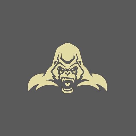 Follow us  @logoinspirations Gorilla by @camo.creative -  http://ift.tt/2geIf0d -  LEARN LOGO DESIGN  @logocore @logocore @logocore Monkey Logo Design, Gorillas Art, Gorilla Tattoo, Monkey Logo, Petit Tattoo, Gym Logo, Inspiration Logo, Logo Type, Logos Inspiration