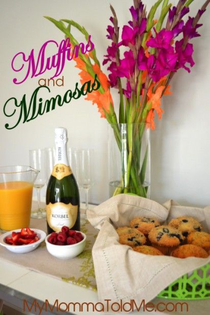 Easy Mimosa Bar, Muffins And Mimosas, Easy Mimosa, Jewelry Party Ideas, Mimosa Party, Trunk Show Ideas, Bar Party Ideas, Mimosa Brunch, Pure Romance Party