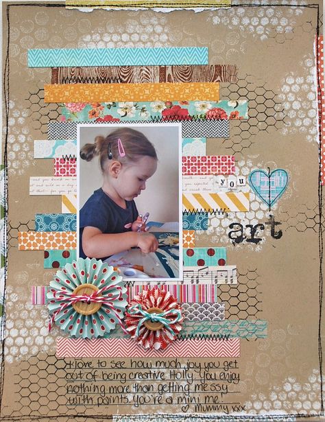 You & Art - Scrapbook.com Beginner Scrapbooking, Scrap Booking Ideas, Creative Scrapbook, Scrap Ideas, Scrapbook Stuff, Scrapbook Layout Ideas, Album Scrapbooking, Scrapbooking Photo, Crafts With Pictures